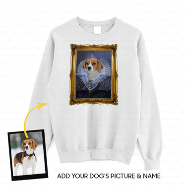Personalized Dog Gift Idea - Royal Dog's Portrait 27 For Dog Lovers - Standard Crew Neck Sweatshirt